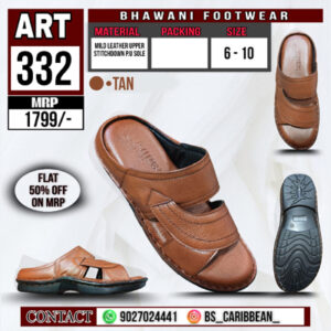 Mangowood leather Sandal